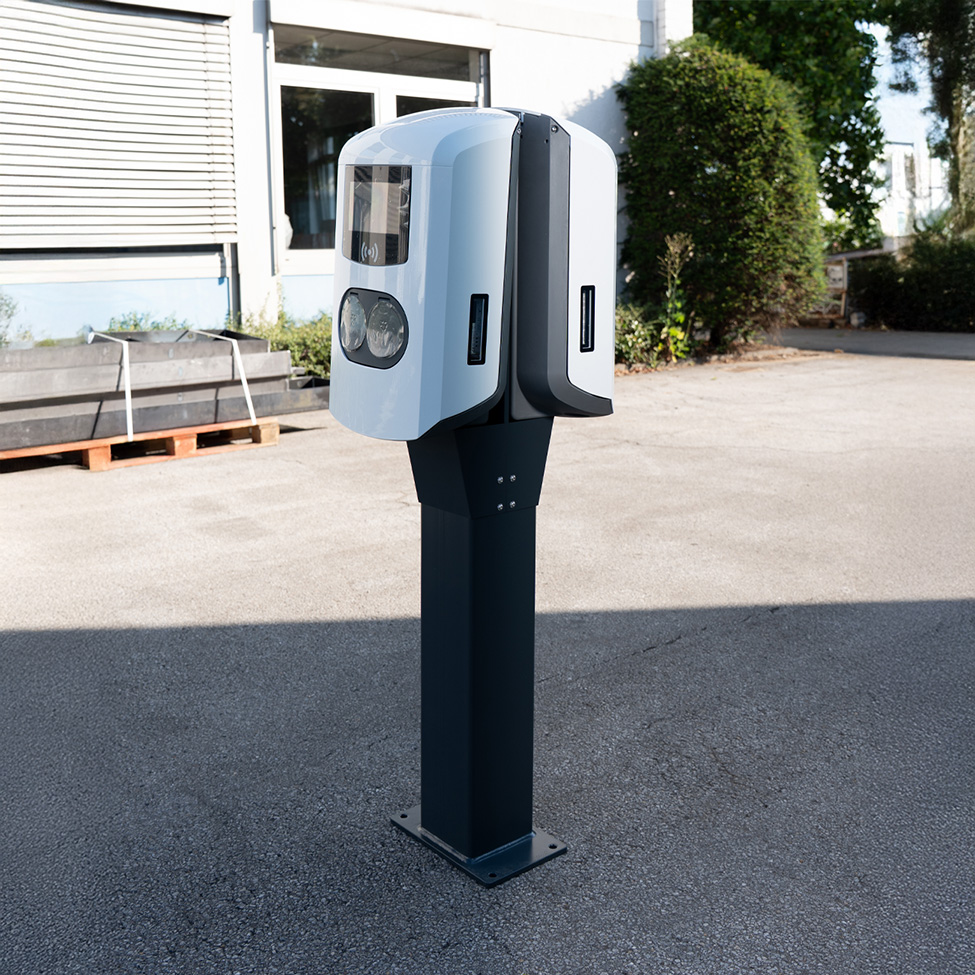Stele für Wallboxen